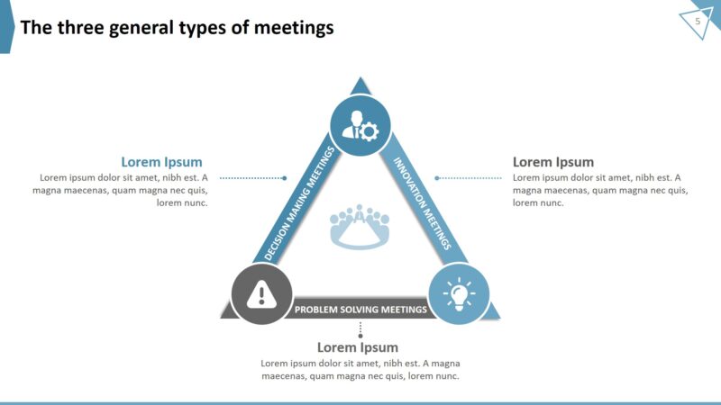 Business meeting free powerpoint template - Widescreen Size - Image 5
