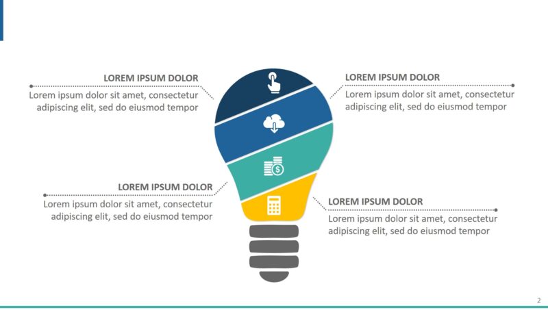 Business diagram free powerpoint template - Widescreen Size - Image 2