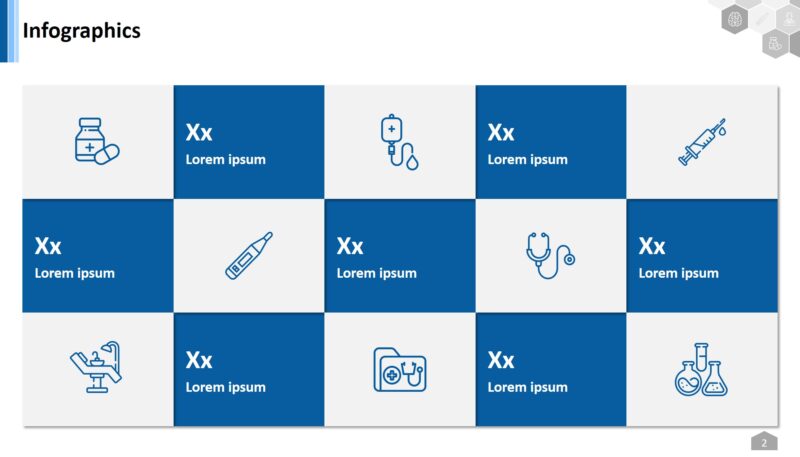 Medical theme free-powerpoint-template - Widescreen Size - Image 2