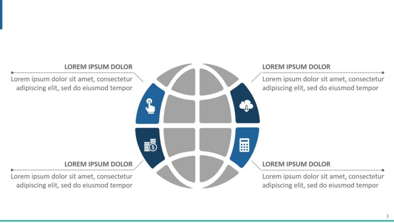 Business diagram free powerpoint template - Widescreen Size - Image 3