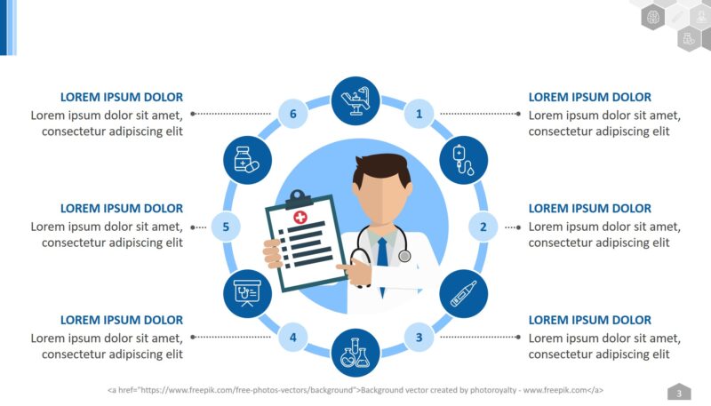 Medical theme free-powerpoint-template - Widescreen Size - Image 3