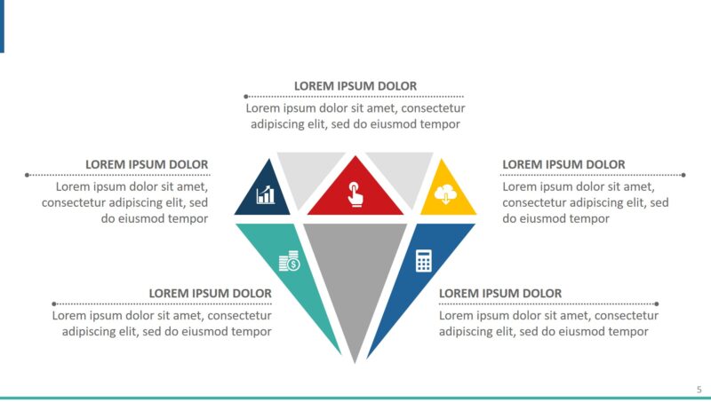 Business diagram free powerpoint template - Widescreen Size - Image 5