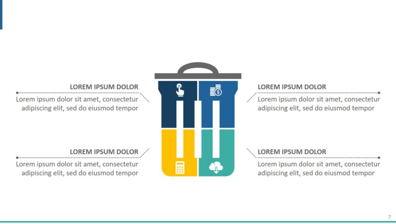 Business diagram free powerpoint template - Widescreen Size - Image 7
