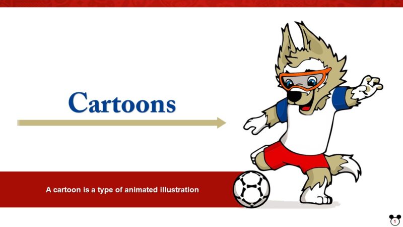 Animated Cartoon free powerpoint template