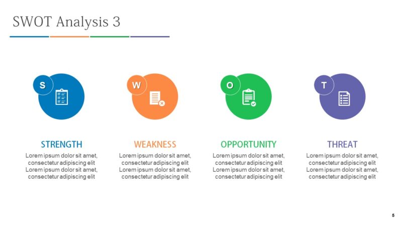 SWOT Analysis Business Free Powerpoint Template - Image 5