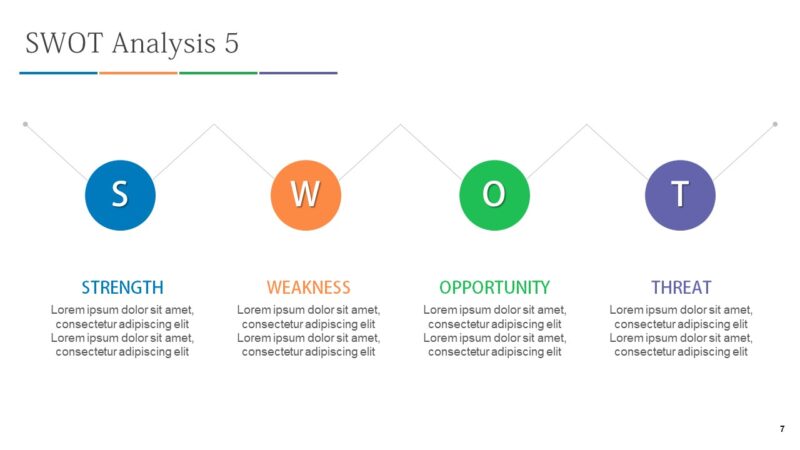 SWOT Analysis Business Free Powerpoint Template - Image 7