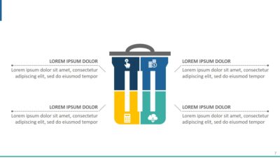 Business diagram creative free powerpoint template - Standard Size
