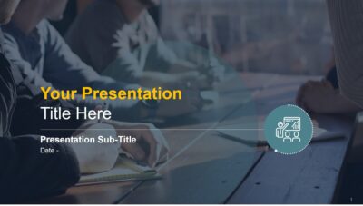 Marketing Mix free powerpoint template - Standard Size