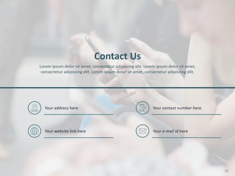 Marketing Mix free powerpoint template - Standard Size - Image 10