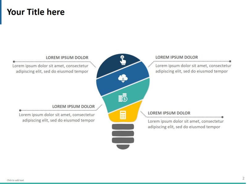 Business diagram creative free powerpoint template - Standard Size - Image 2