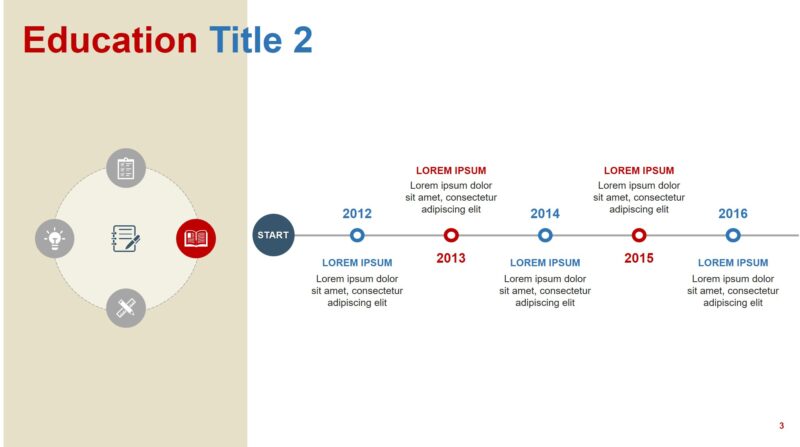 Education theme free powerpoint template - Image 3