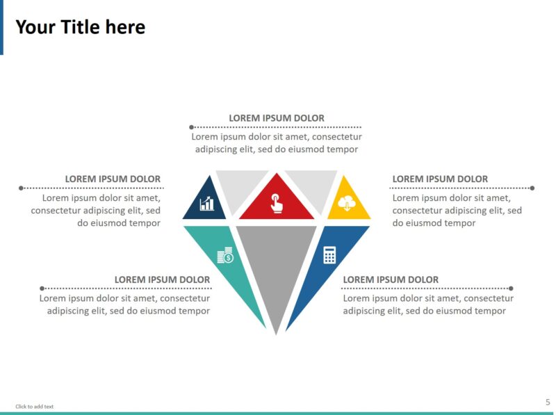 Business diagram creative free powerpoint template - Standard Size - Image 5