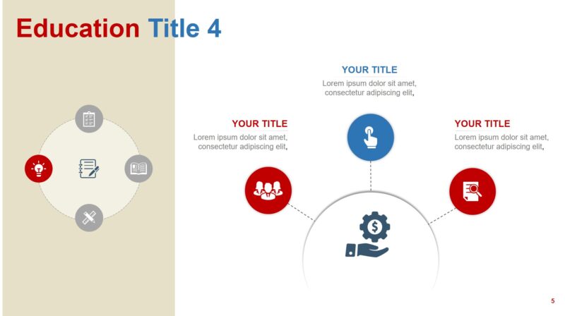 Education theme free powerpoint template - Image 5