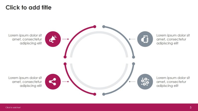 Social Media free powerpoint template- Widescreen Size - Image 5