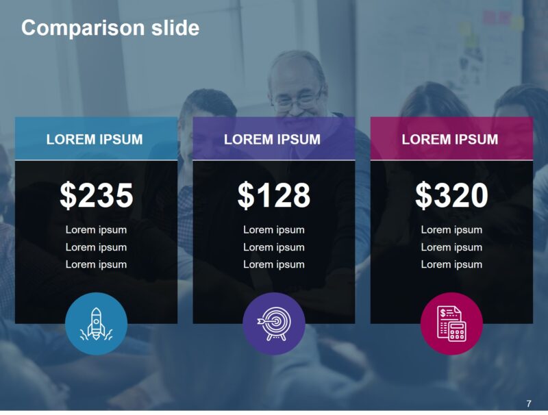 Financial Analysis free powerpoint template - Standard Size - Image 7