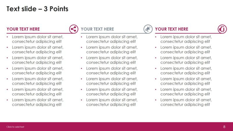 Social Media free powerpoint template- Widescreen Size - Image 8
