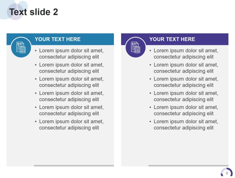Financial Analysis free powerpoint template - Standard Size - Image 9