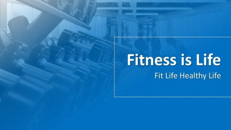 Health & Fitness free PowerPoint Presentation template