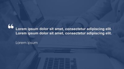 Quotes free PowerPoint presentation template