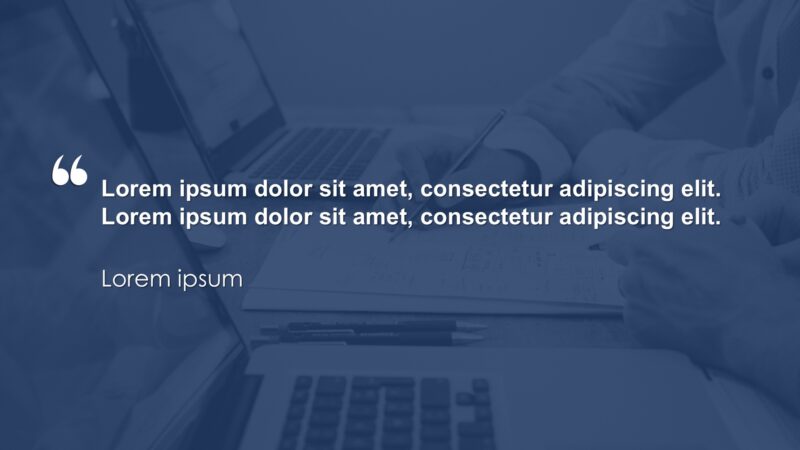 Quotes free PowerPoint presentation template