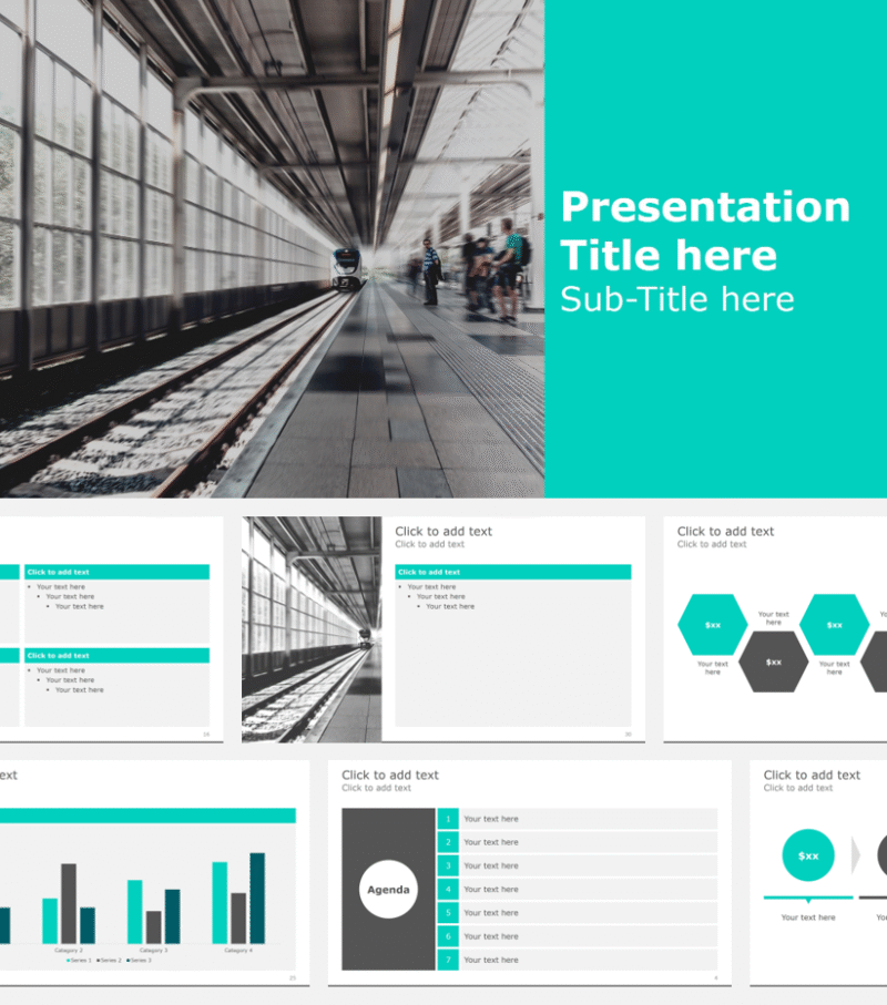 Elegant Business powerpoint template (30+ slides)