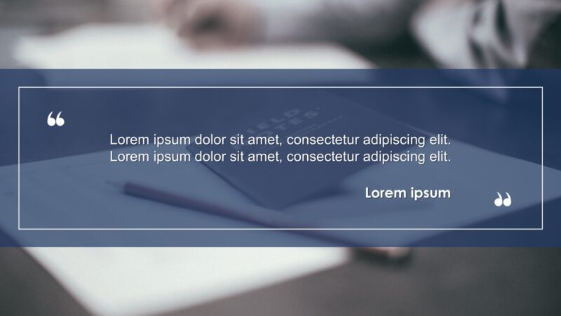 quote slide