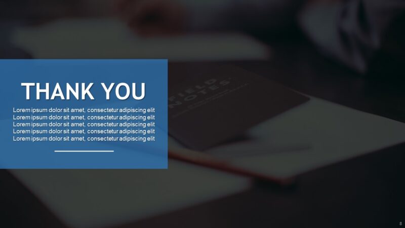 Thankyou slide