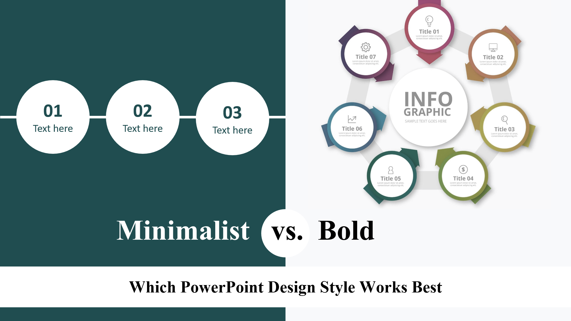Minimalist vs. Bold Which PowerPoint Design Style Works Best Minimalist vs. Bold Which PowerPoint Design Style Works Best