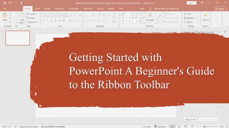 Getting Started with PowerPoint A Beginner’s Guide to the Ribbon Toolbar