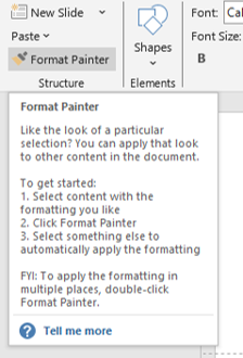 format painter
