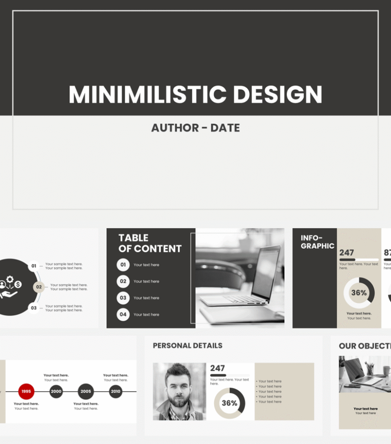 Minimal Business Profile Template (20+)