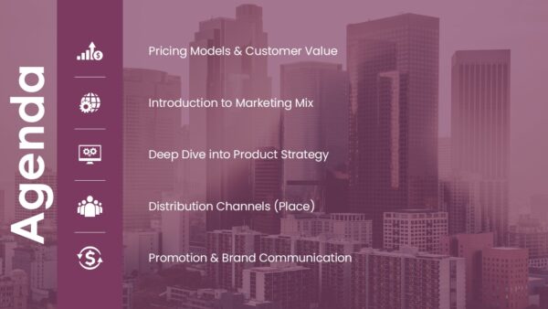 Marketing Mix PowerPoint Template (20+ Slides) - Image 3