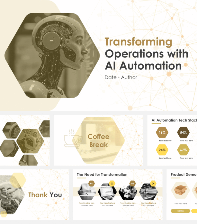 AI Automation PowerPoint Template (20 Slides)