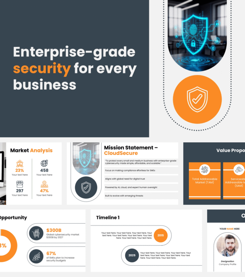 Cyber Security PowerPoint Template (20+Slides)