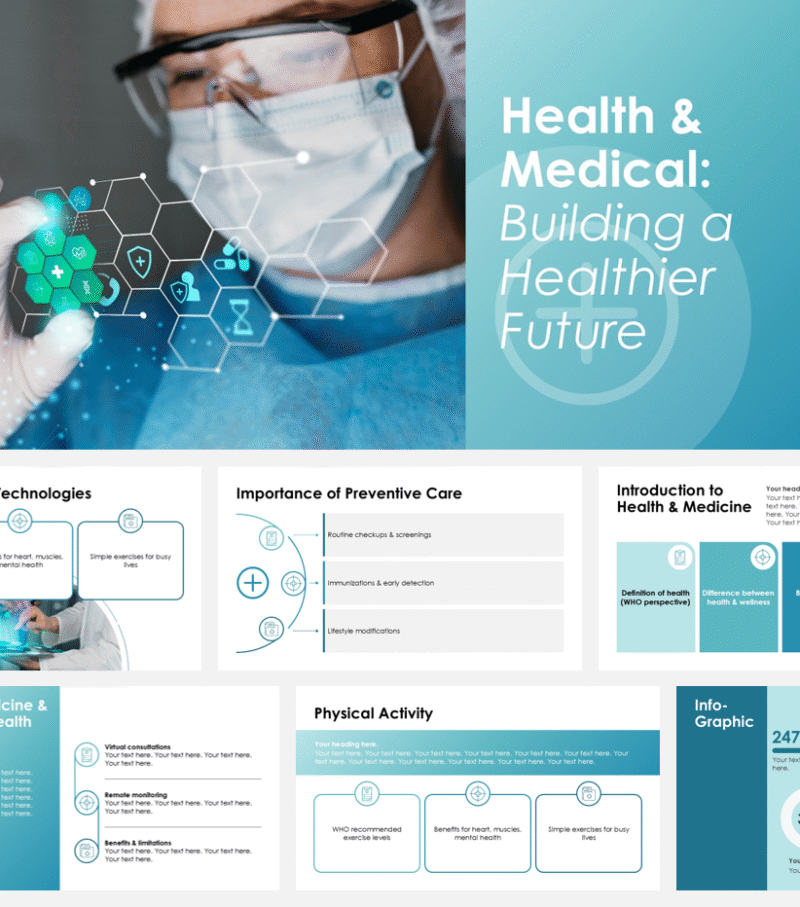 Healthcare & Medical PowerPoint Template (20 Slides)