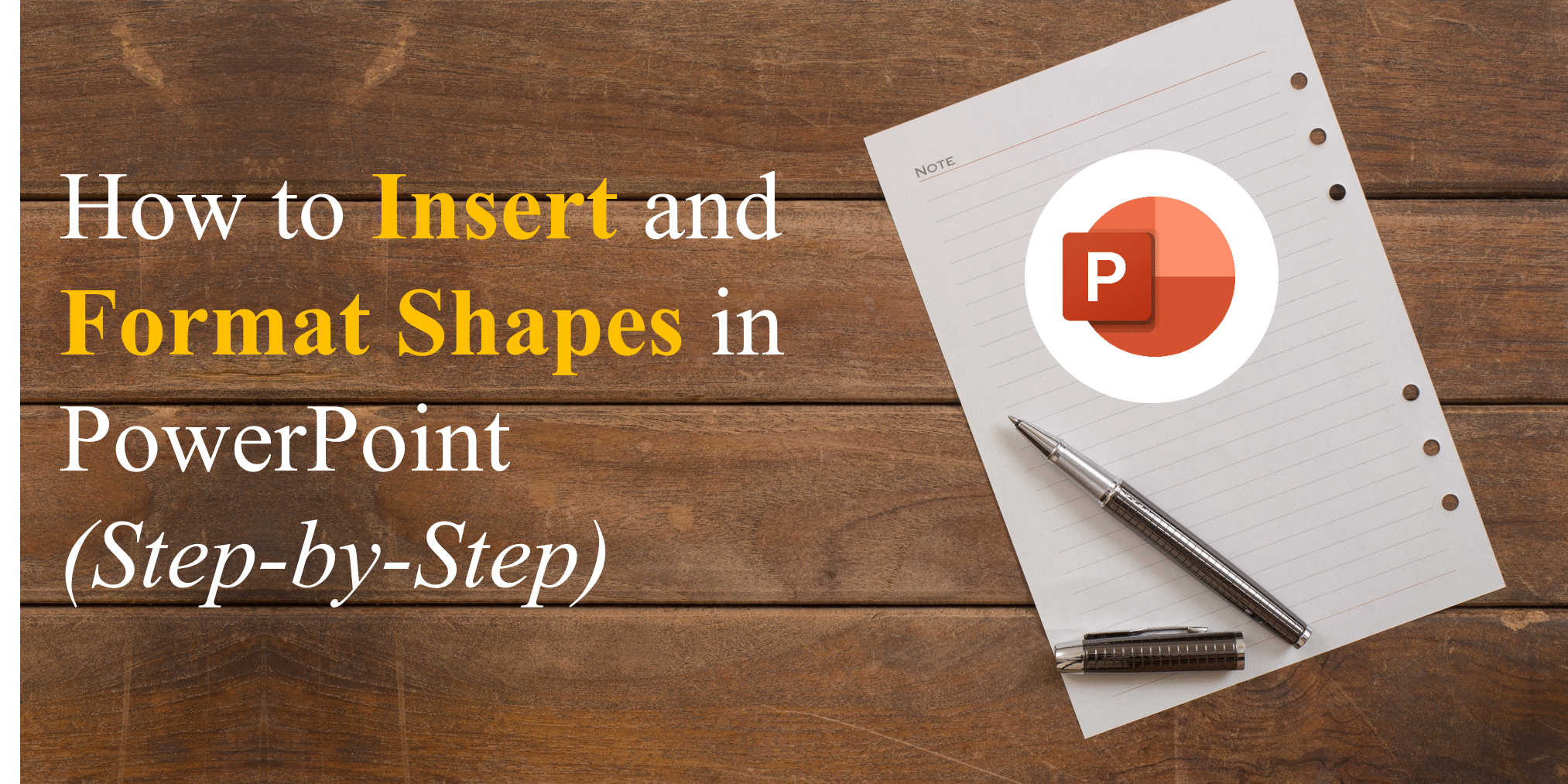 How to Insert and Format Shapes in PowerPoint (Step-by-Step)