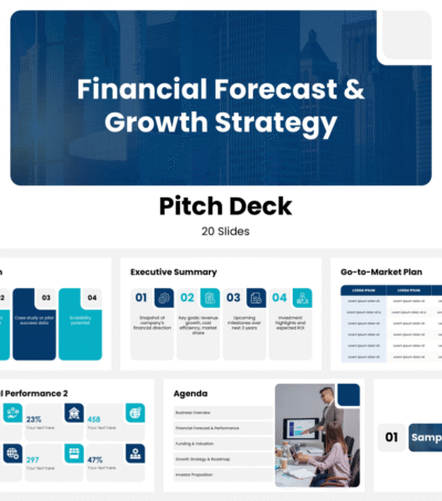 Finance Forecast Pitch Deck (20 Slides)