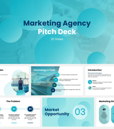 Marketing Agency Pitch deck (20+ Slides)