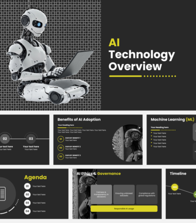AI Technology PowerPoint Template (20 Slides)